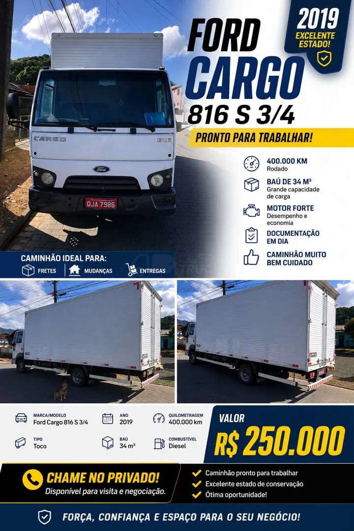 FORD CARGO 2019 - Foto 2